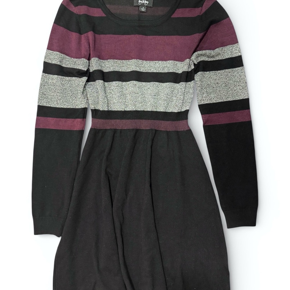 Color Block Sweater Dress